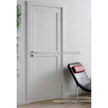 2 Flat Panels White Painted Interior Traditional Shaker Door, White traditional shaker door